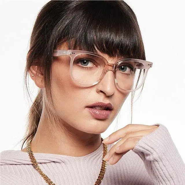 CL5010IN 072 Women Eyeglasses Pink Acetate Clear Lenses by Celine