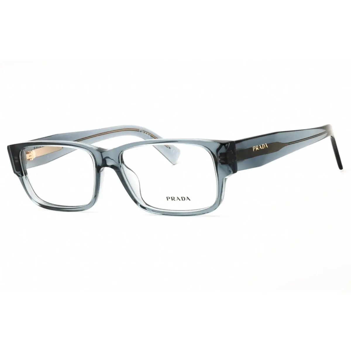 PRB09V 17T1O1 Transparent Ocean Blue 55mm Eyeglasses by Prada