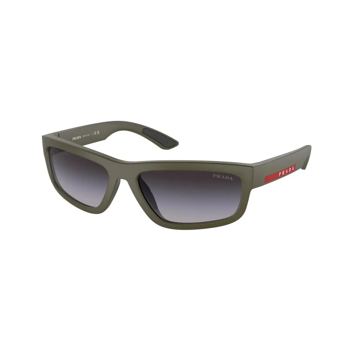 Linea Rossa PS 5 ZS Green Military Matte 15X09U Size 59 Sunglasses by Prada