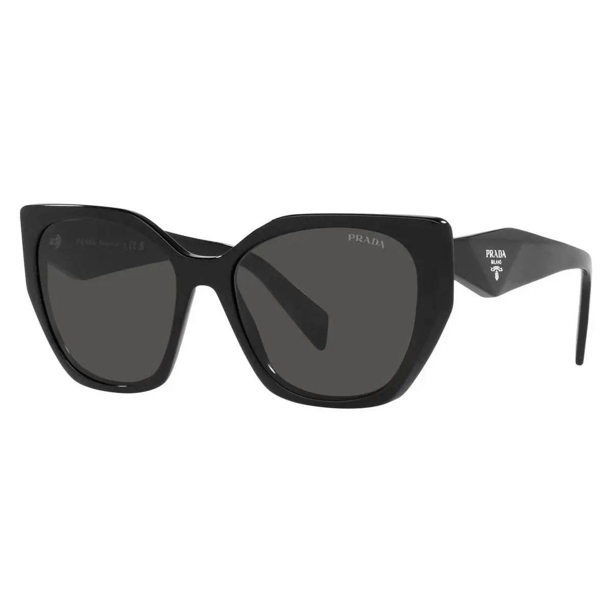 PR 19ZS 1AB5SO Black Dark Grey Large Women Sunglasses by Prada