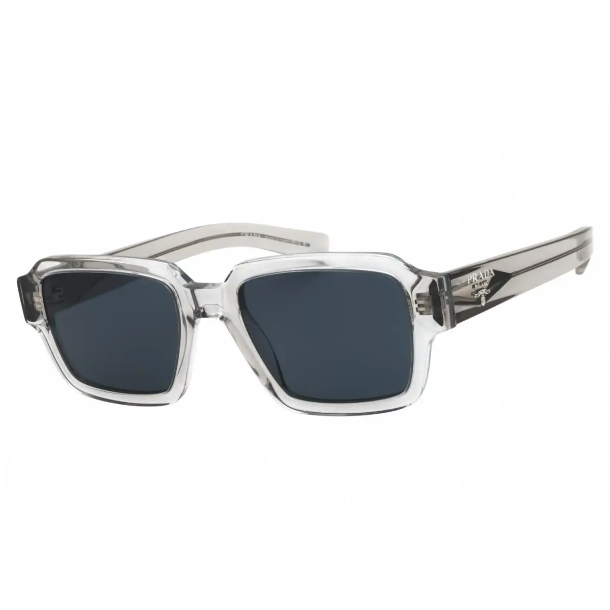 PR02ZS U430A9 Transparent Grey/blue 52-20-140 Sunglasses by Prada