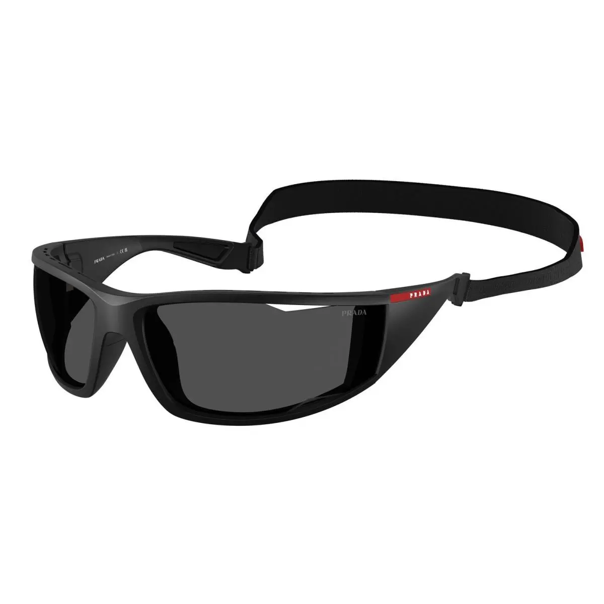 Linea Rossa PS A 04 S Matte Black / Dark Grey 1BO5S0 Size 85 Sunglasses by Prada