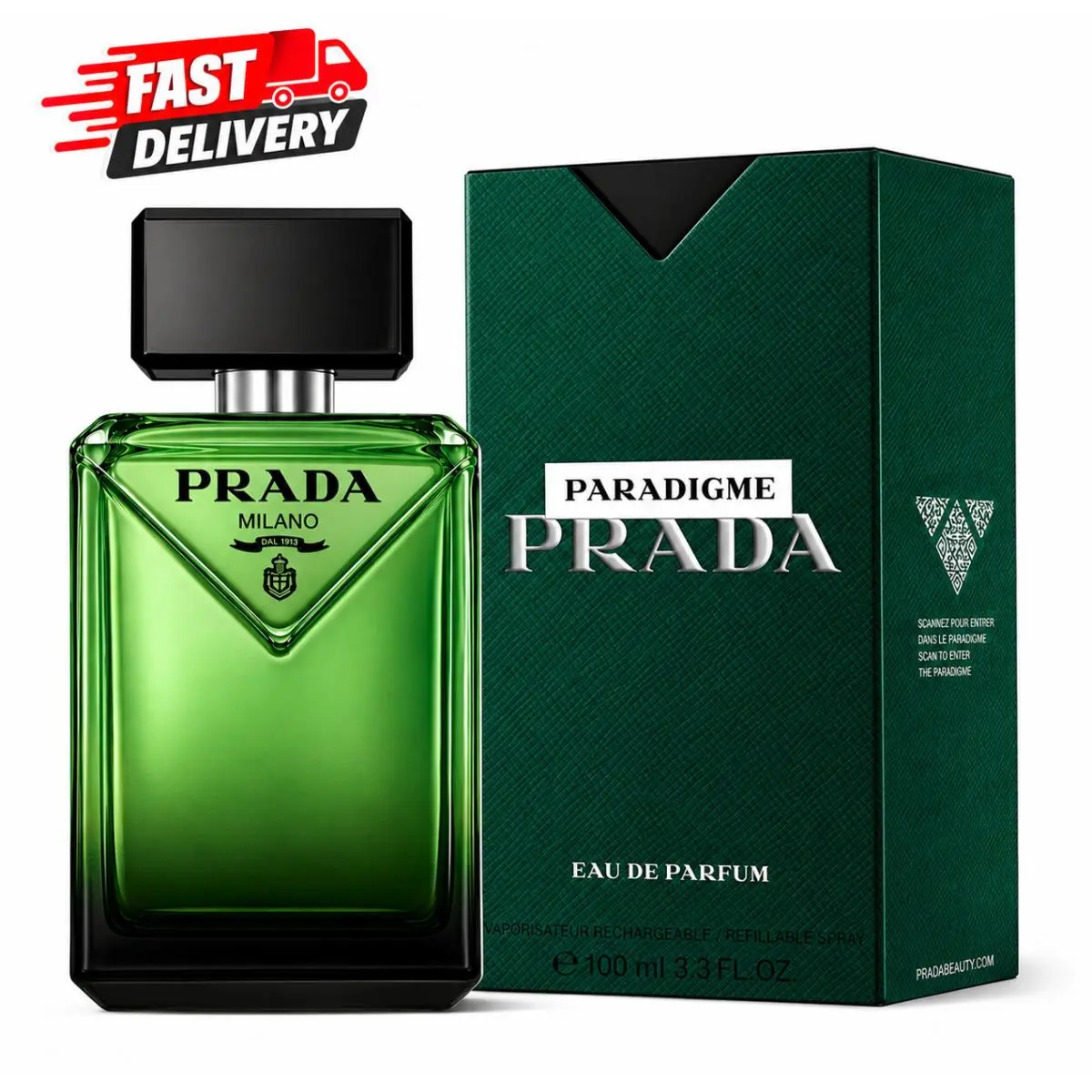 Prada Paradigme 3.3 Oz / 100mL Eau de Parfum Men