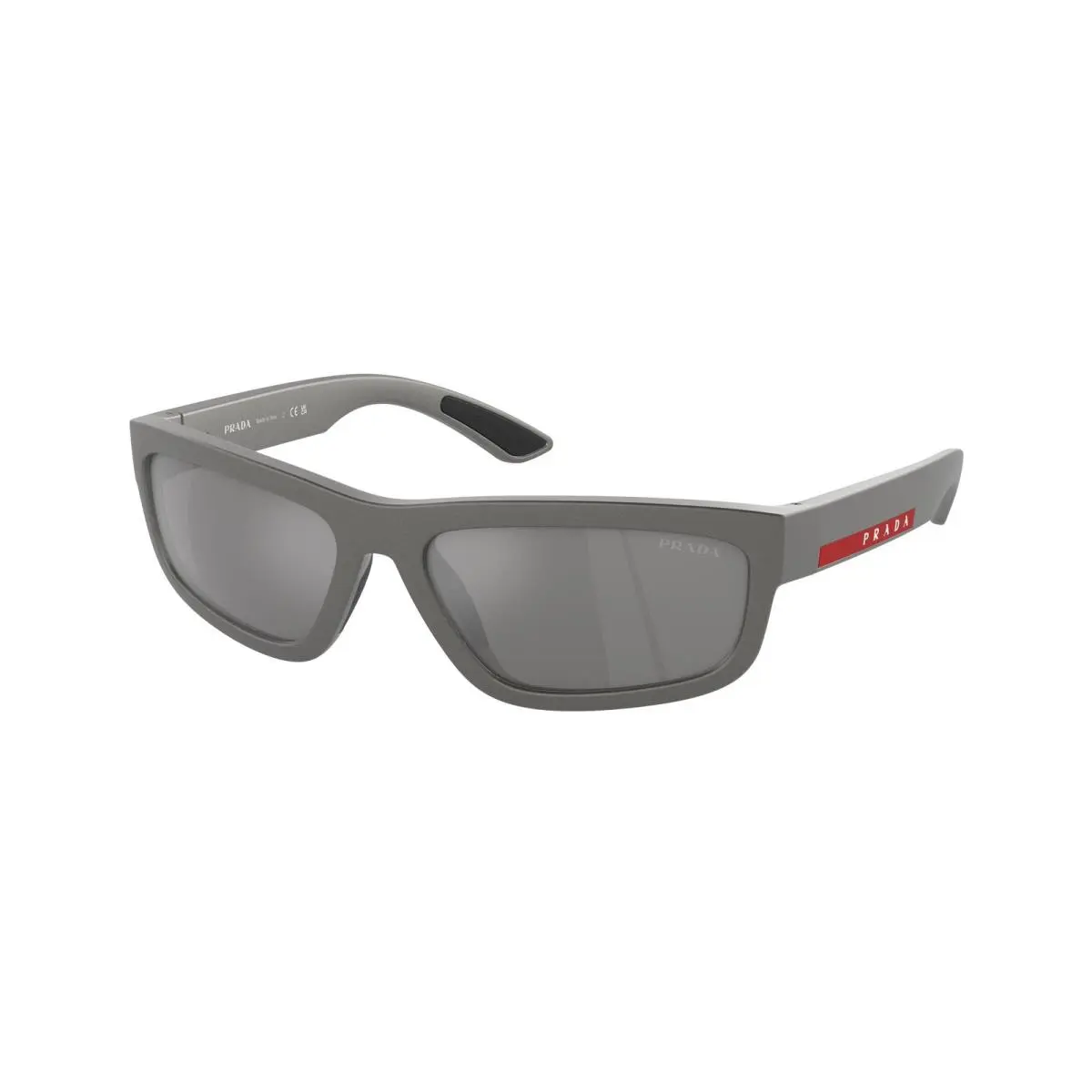 Prada Linea Rossa PS 5 ZS Grey Metal Mirror Silver 16X7W1 Size 59 Sunglasses