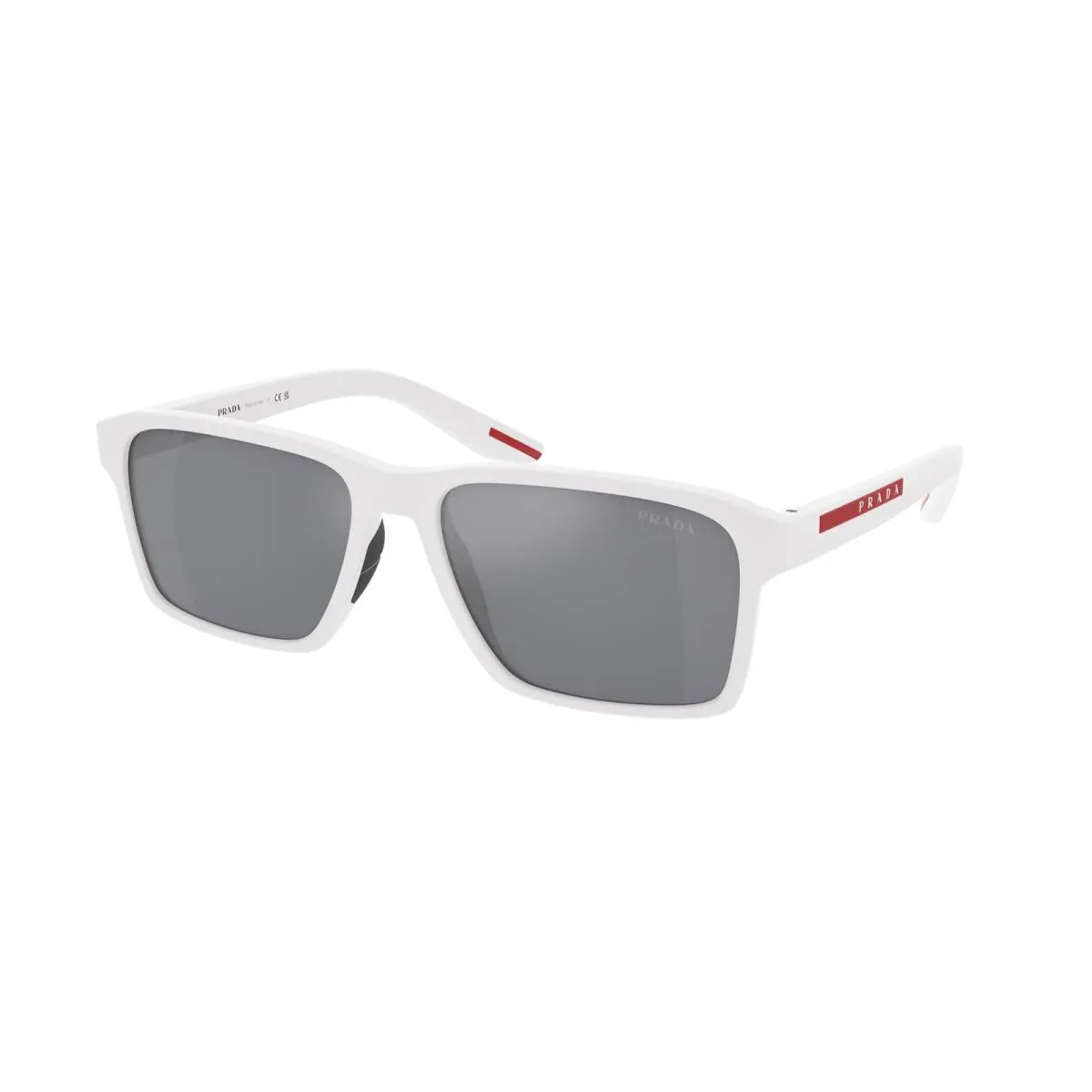 Linea Rossa PS 05 Ysf White Rubber TWK40A Size 58 Sunglasses by Prada