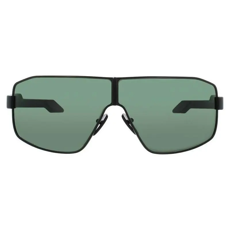 PS54YS 1B006U Linea Rossa Sunglasses Matte Black Dark Green Lens by Prada