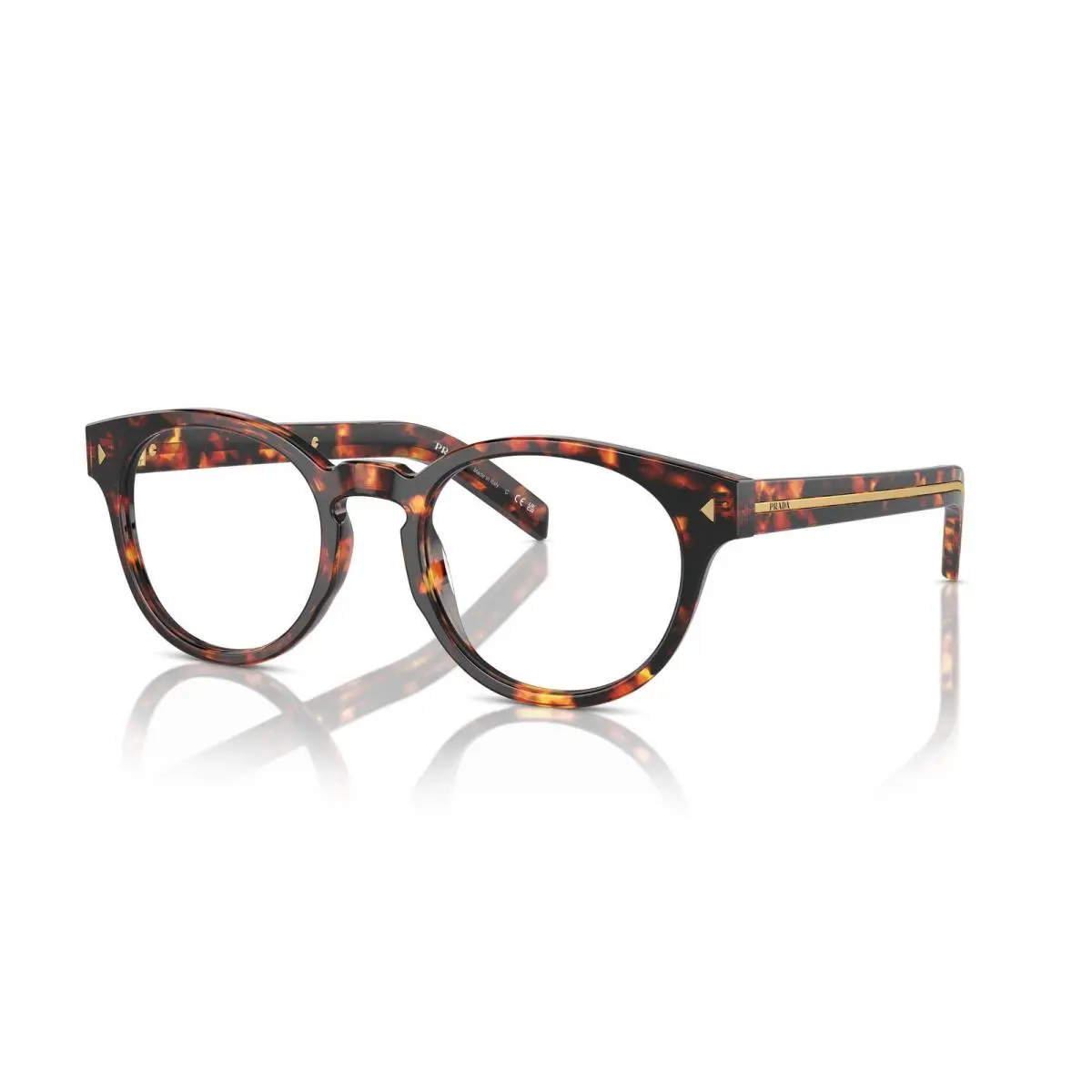 A14V Eyeglasses 14O1O1 Tortoise by Prada