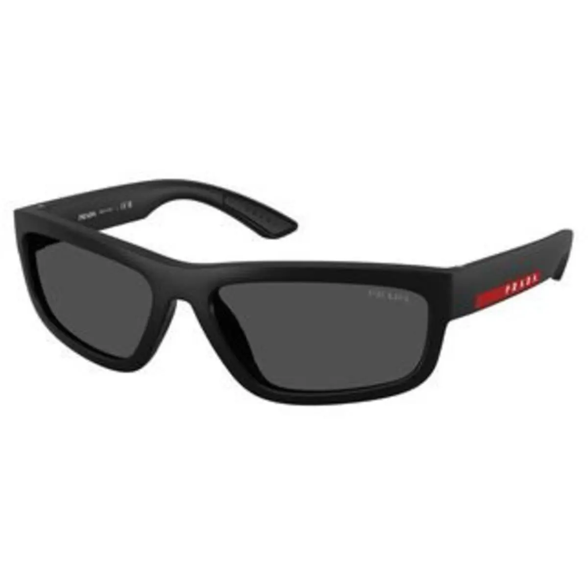 Linea Rossa PS 05 ZS Black Rubbered / Dark Grey DG006F Size 59 Sunglasses by Prada