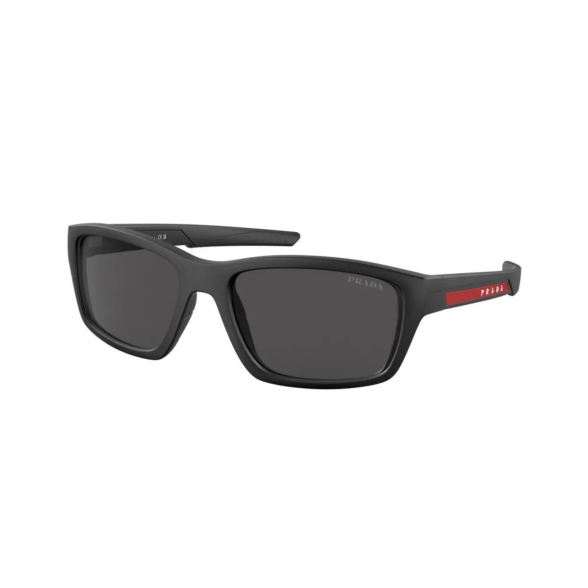 Linea Rossa PS 4 YS Matte Black Dark Grey 1BO06F Size 57 Sunglasses by Prada