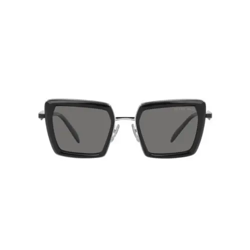 SPR55ZS 55ZS Sunglasses 1AB5Z1 Black Polarized Dark Grey 52MM by Prada
