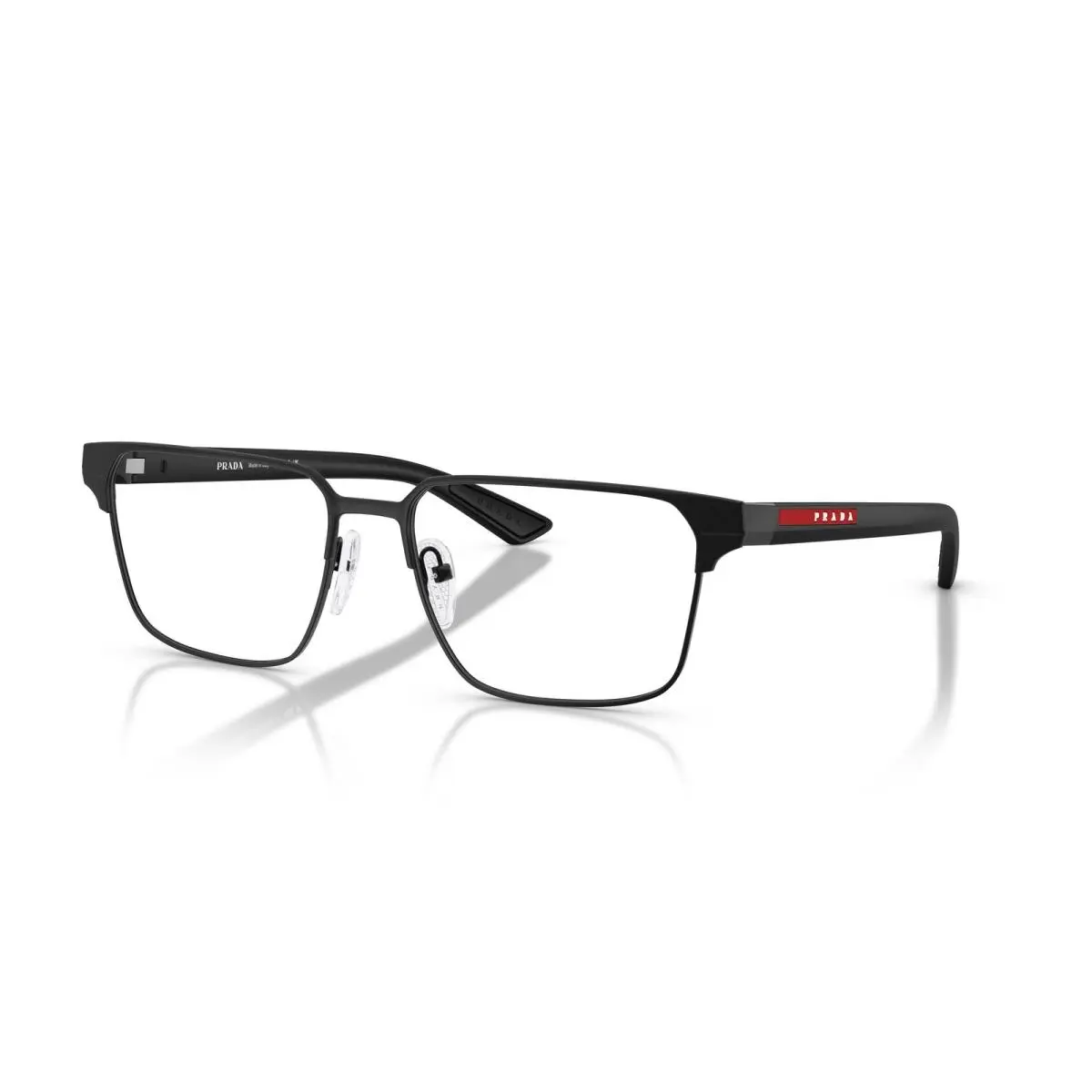 Linea Rossa 50TV Eyeglasses 1BO1O1 Black by Prada