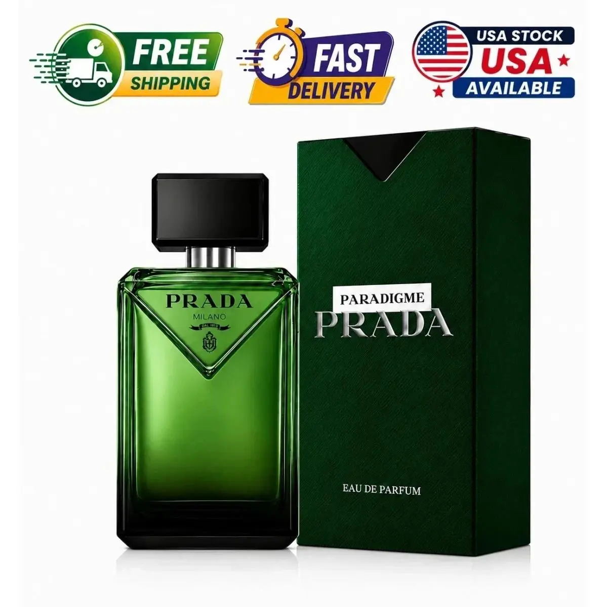 Prada Paradigme 3.3 Oz / 100mL Eau de Parfum Men Box