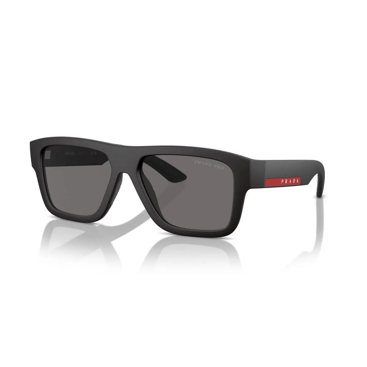 Linea Rossa 04ZS Sunglasses DG002G Black by Prada