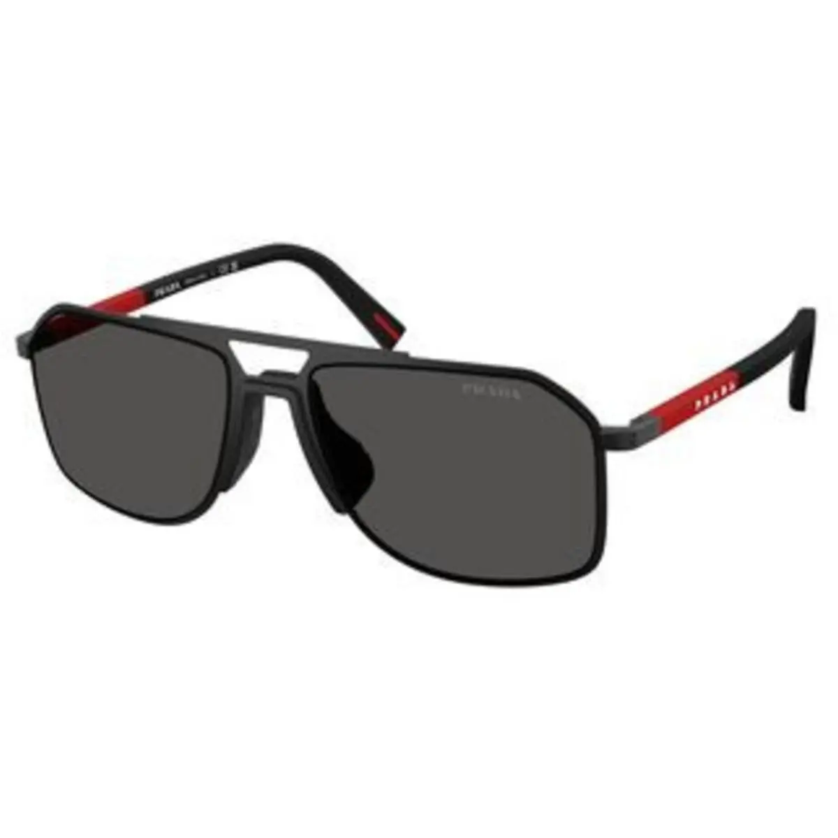 Linea Rossa PS B 51 S Matte Black / Dark Grey 1BO06F Size 56 Sunglasses by Prada