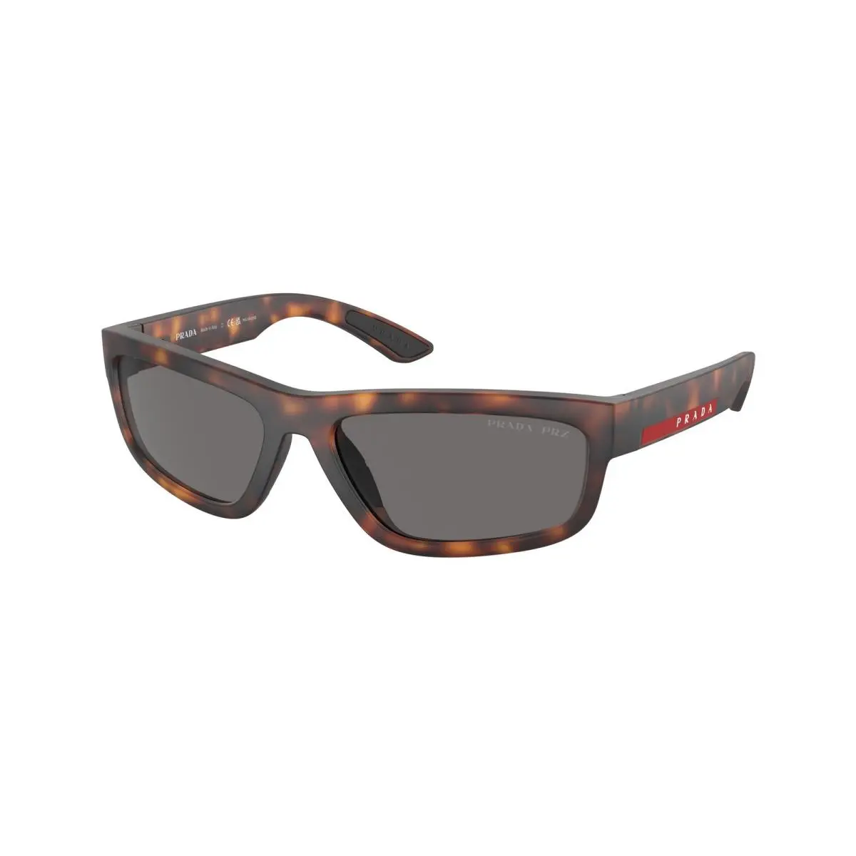Linea Rossa PS 5 ZS Dark Havana Rubbered Grey 17X02G Size 59 Sunglasses by Prada
