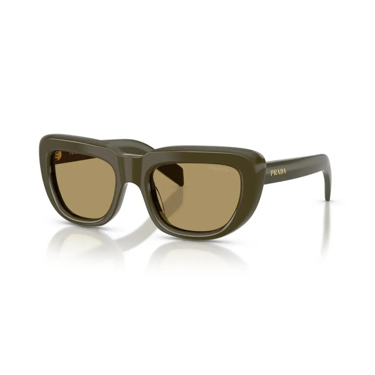 PR D07S Laurel/green Olive 26J70G Sunglasses by Prada
