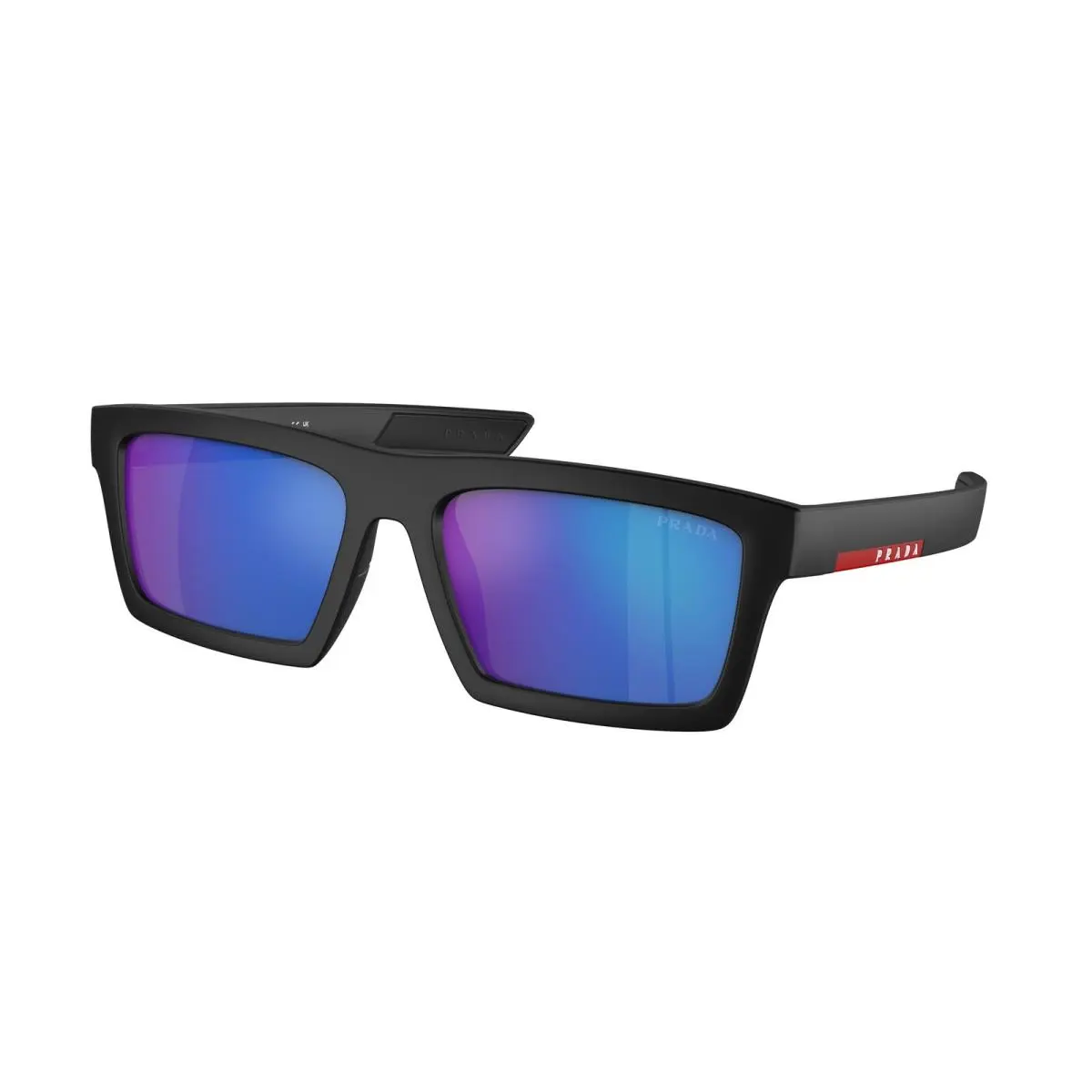 Linea Rossa PS 2 Zsu Matte Black 1BO08R Size 58 Sunglasses by Prada
