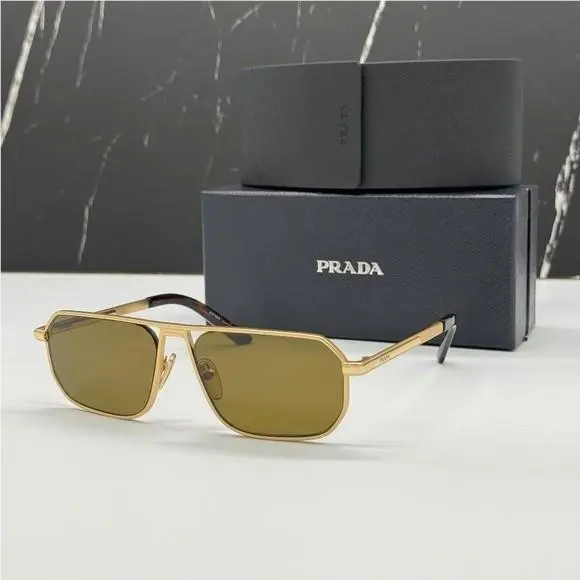 Spr A53 1BK01T  PRA53S 1BK01T Unisex Sunglasses PR A53S 1BK01T Square by Prada