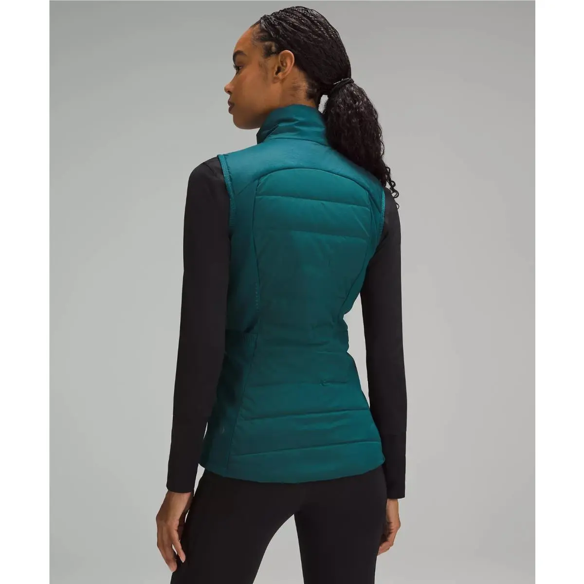 Lululemon clothing - Down for It All Vest in Storm Teal - Green 1
