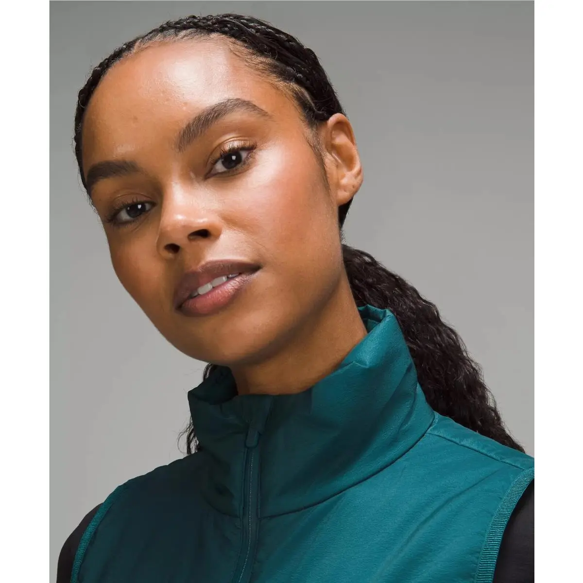 Lululemon clothing - Down for It All Vest in Storm Teal - Green 2