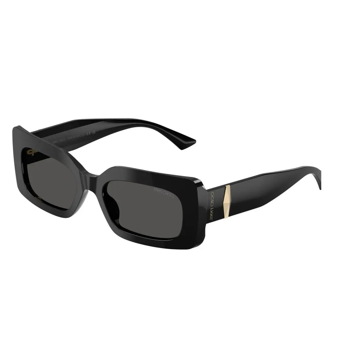 JC 5067 Black / Dark Grey 500087 Size 53 Sunglasses by Jimmy Choo