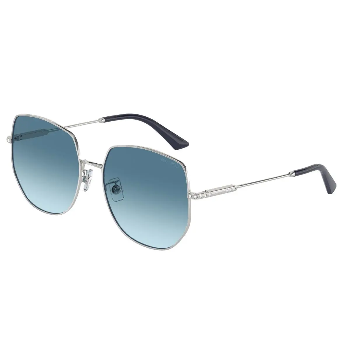 JC 4006 BD Silver Gradient Blue 300219 Size 58 Sunglasses by Jimmy Choo