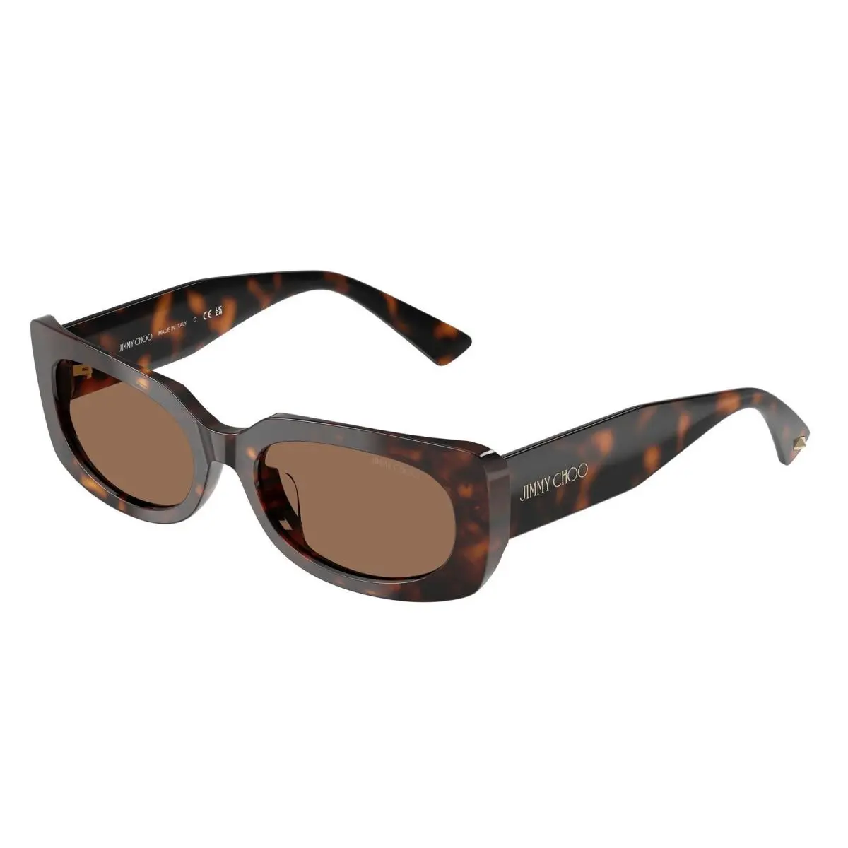 Jimmy Choo JC 5029 U Havana / Dark Brown 500273 Size 54 Sunglasses