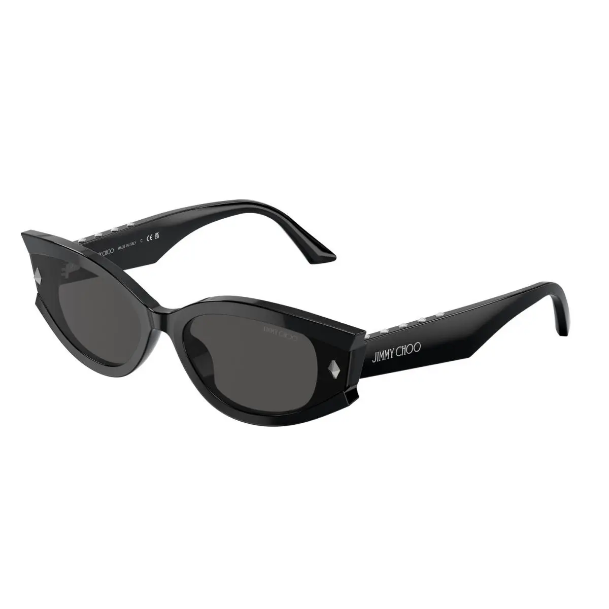 JC 5015 U Black Dark Grey 500087 Size 61 Sunglasses by Jimmy Choo