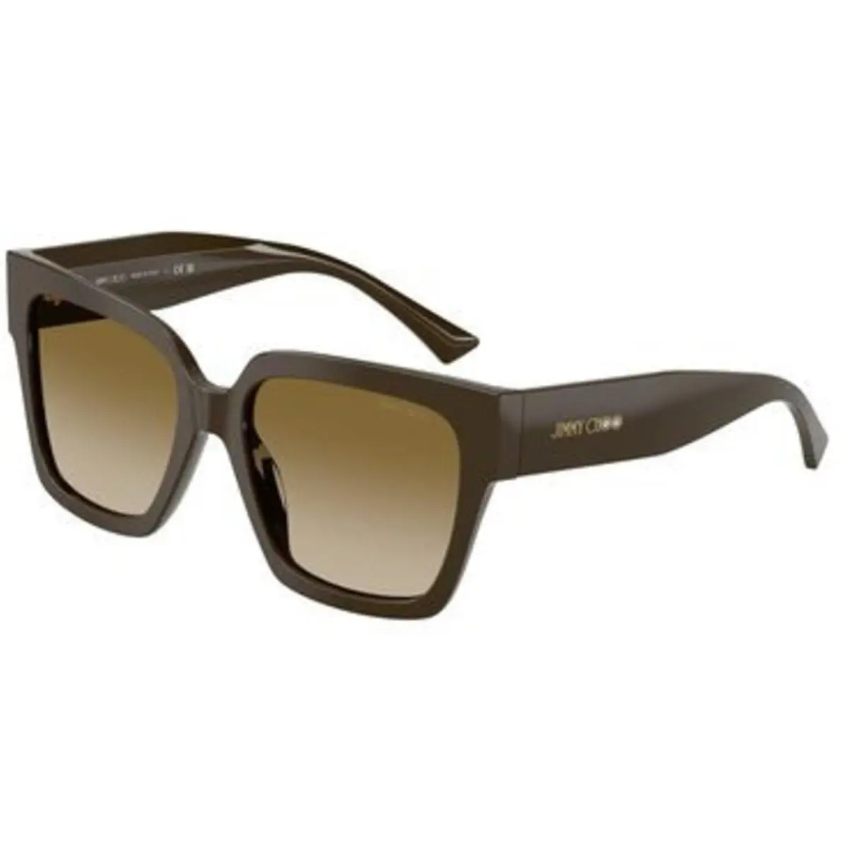 JC 5047 B Caper Green / Brown Gradient 506013 Size 54 Sunglasses by Jimmy Choo