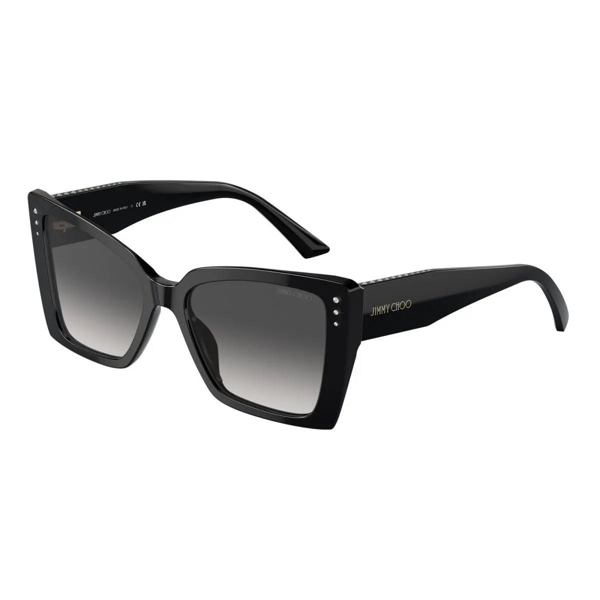 JC 5001 B Black Gradient Grey 50008G Size 54 Sunglasses by Jimmy Choo