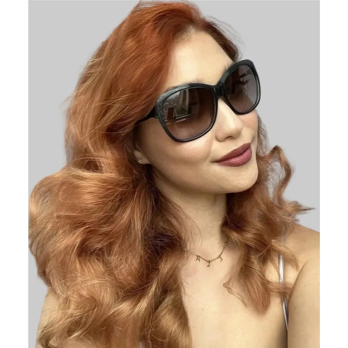 Jimmy Choo Annette/s Yhn Blue Glitter Gradient Women`s Sunglasses