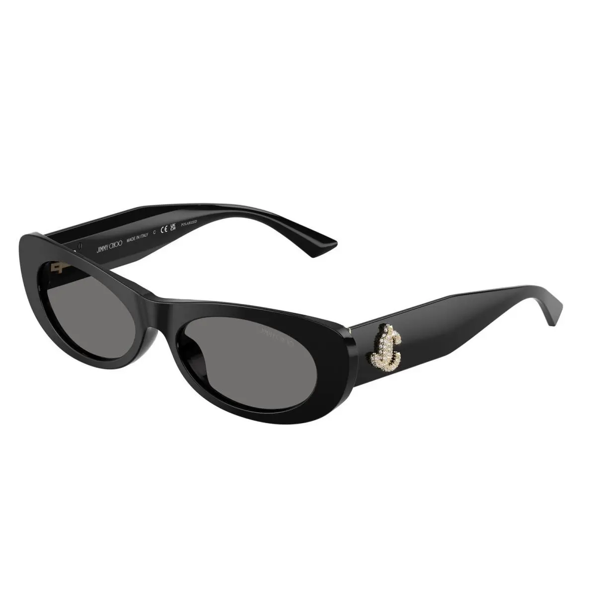 Jimmy Choo JC 5038 BU Black / Polar Gray 500081 Size 54 Sunglasses