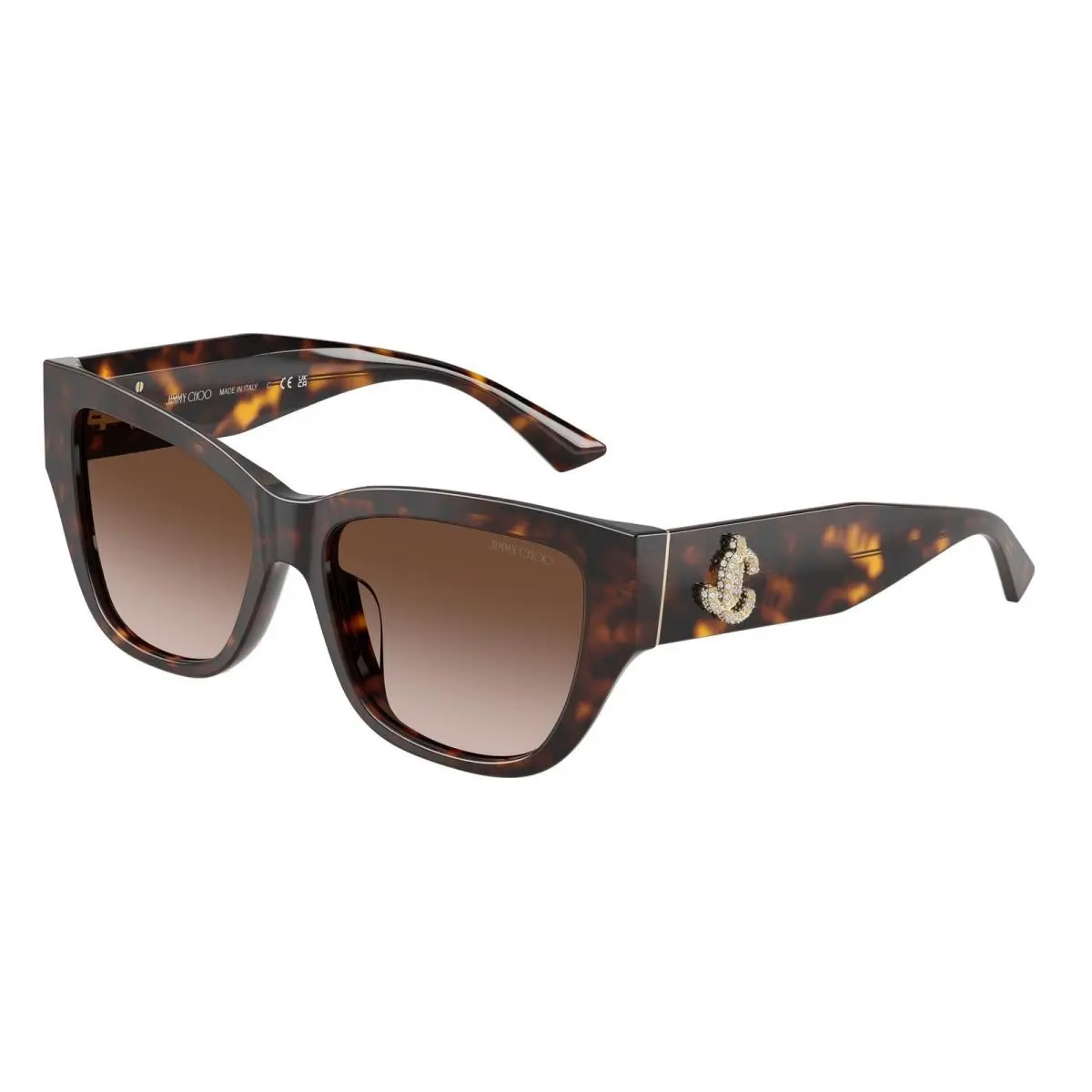 Jimmy Choo JC 5039 BU Havana / Gradient Brown 500213 Size 54 Sunglasses