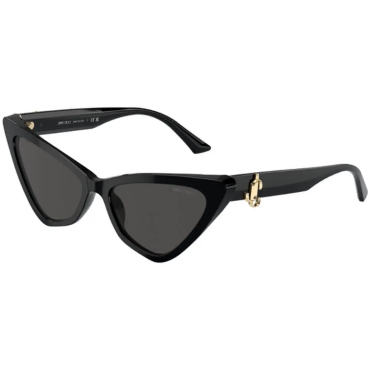 Jimmy Choo JC 5008 Black / Dark Grey 500087 Size 55 Sunglasses