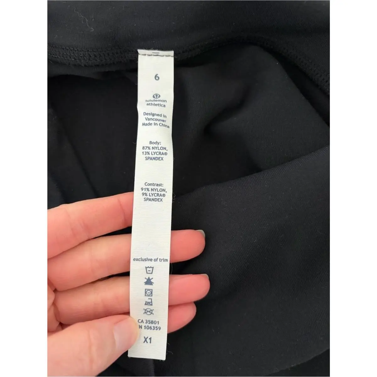 Lululemon clothing - Black 1