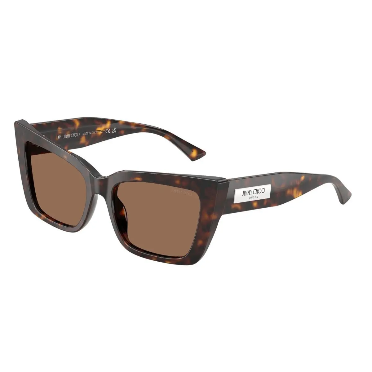Jimmy Choo JC 5041 Havana / Dark Brown 500273 Size 54 Sunglasses