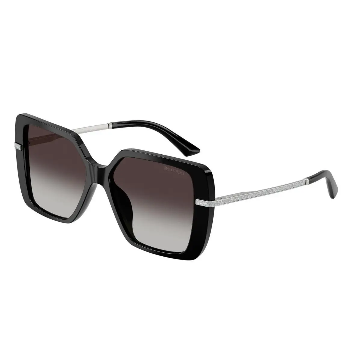 JC 5048 JU Black / Gradient Gray 50008G Size 55 Sunglasses by Jimmy Choo