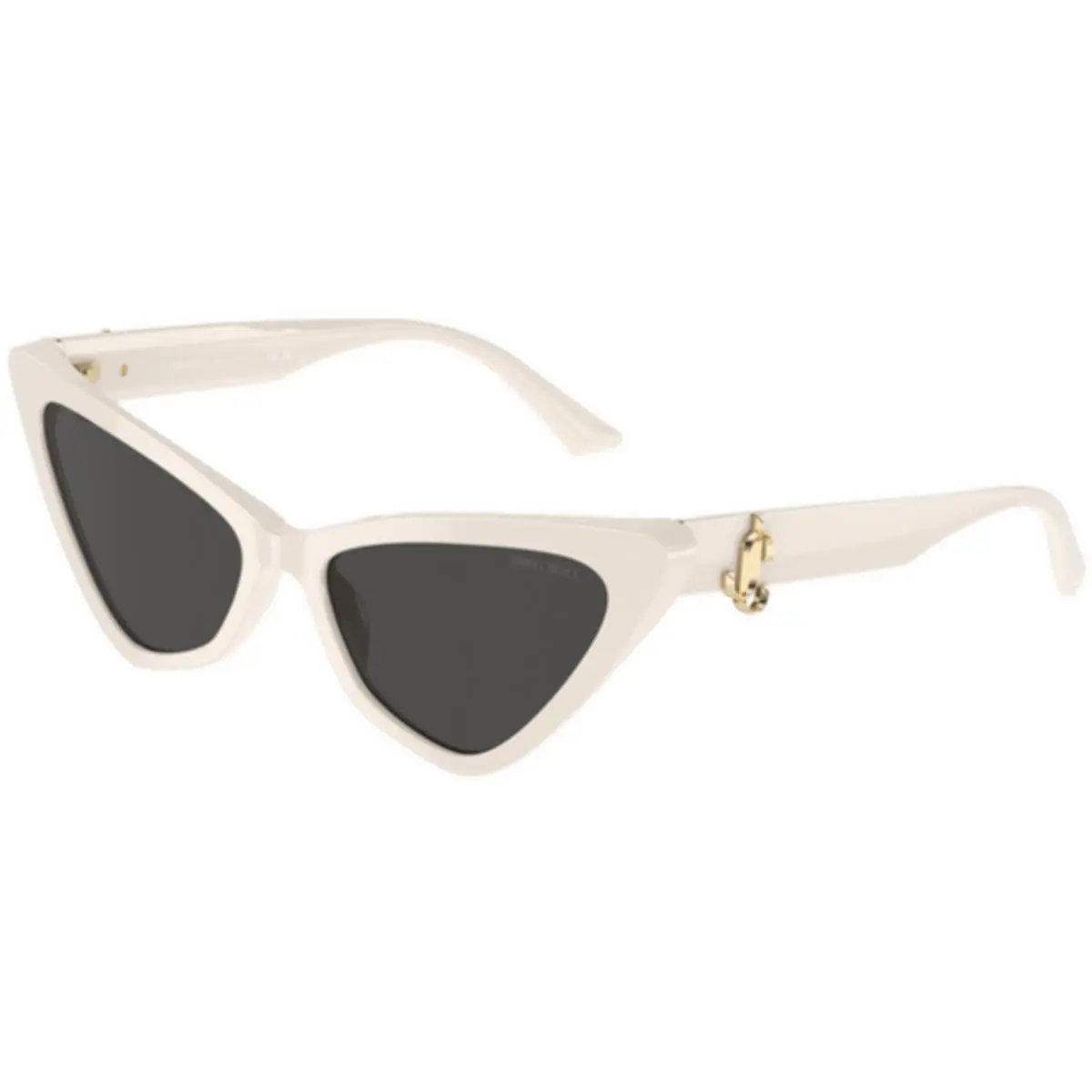 JC 5008 White / Dark Grey 500887 Size 55 Sunglasses by Jimmy Choo