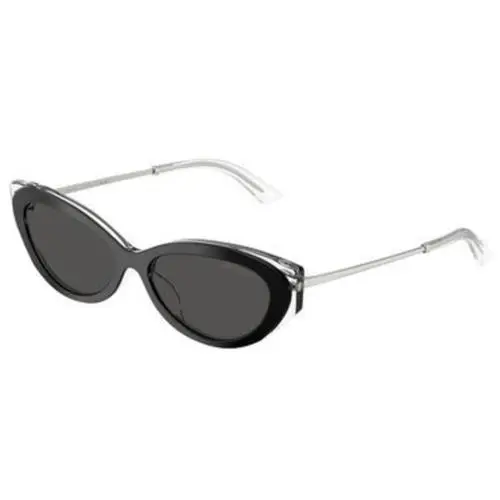 JC 5065 U Black/crystal / Dark Grey 510287 Size 54 Sunglasses by Jimmy Choo