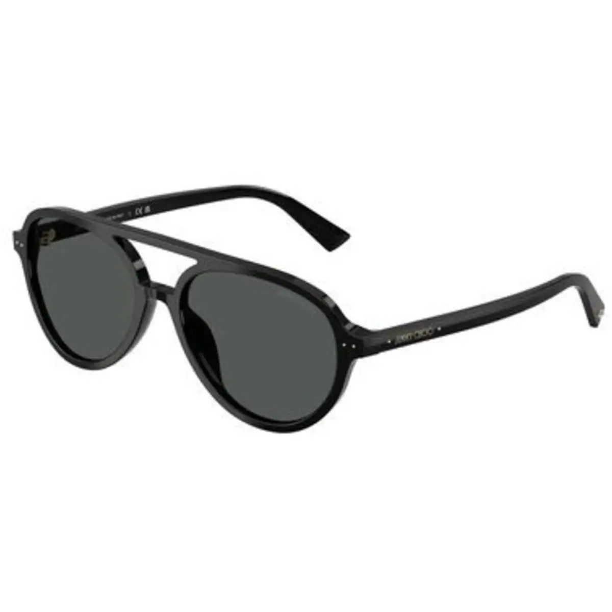 Jimmy Choo JC 5055 U Black / Dark Grey 500087 Size 55 Sunglasses