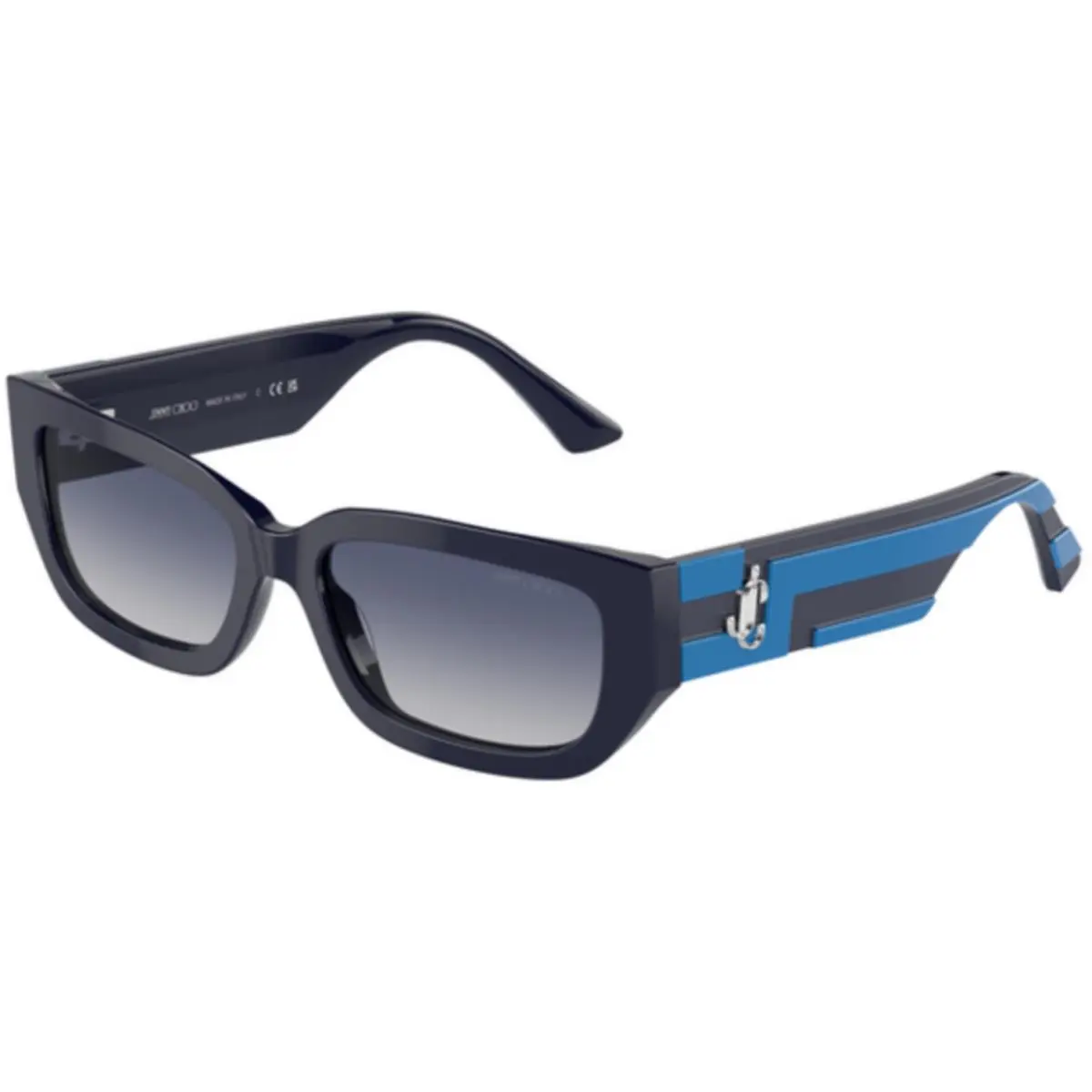 JC 5017 Blue / Gradient Polyamide Standard 50164L Size 55 Sunglasses by Jimmy Choo