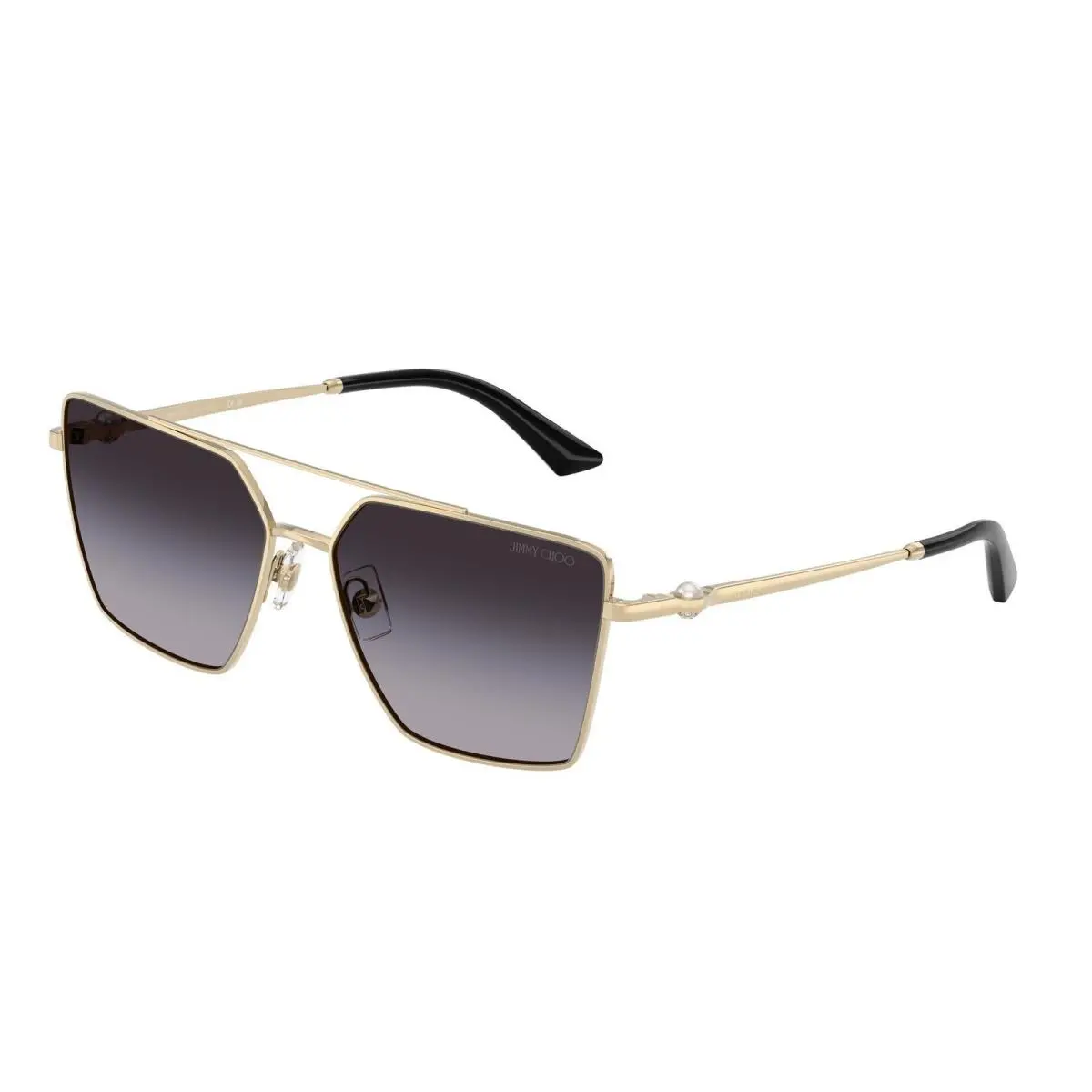 JC 4016 HB Pale Gold / Grey Gradient 30068G Size 58 Sunglasses by Jimmy Choo