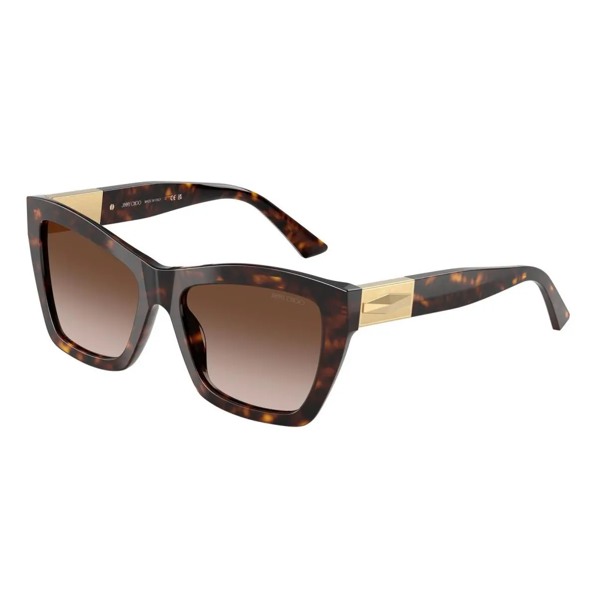 JC 5031 Havana / Gradient Brown 500213 Size 54 Sunglasses by Jimmy Choo