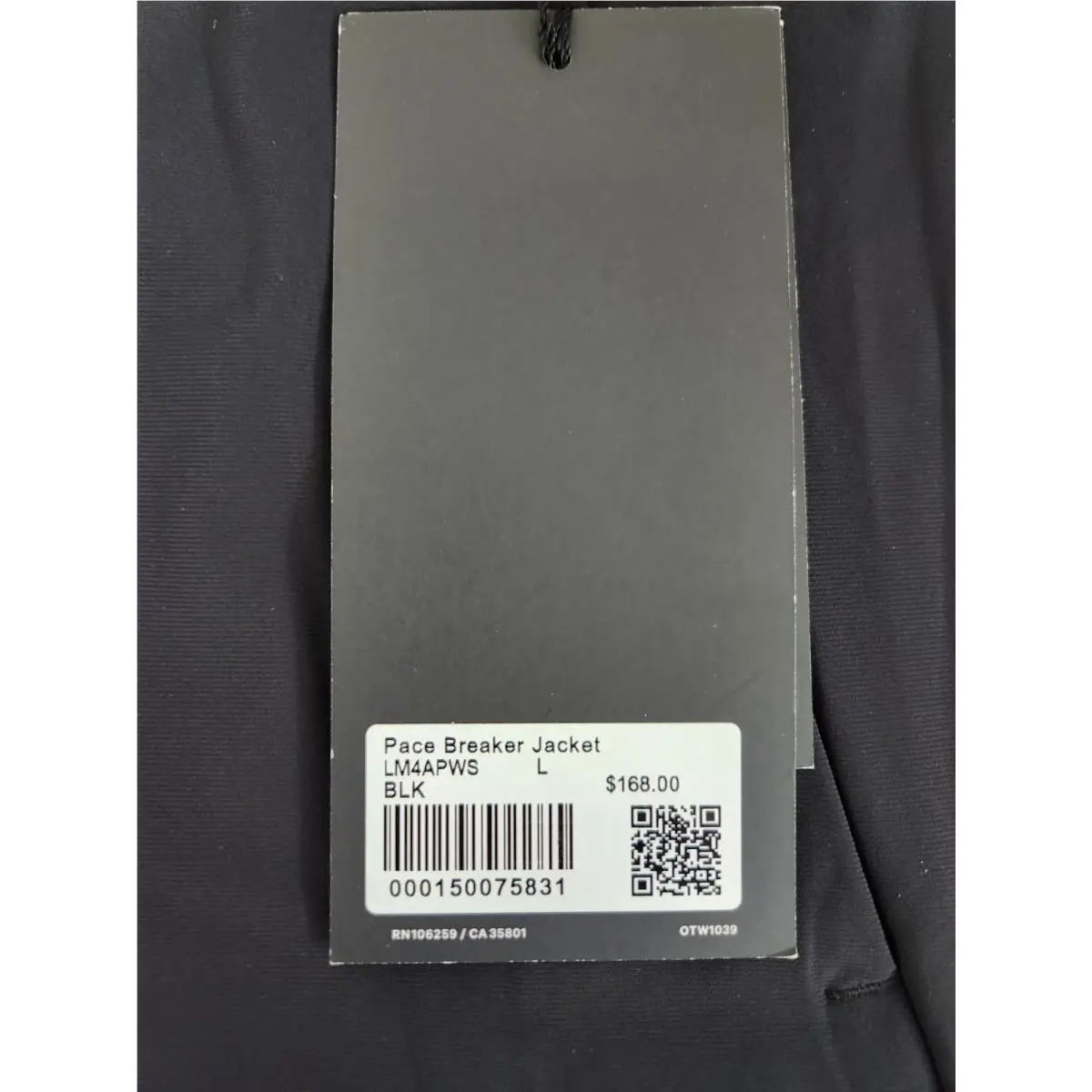Lululemon clothing - Lululemon Pace - Pace - Black 2