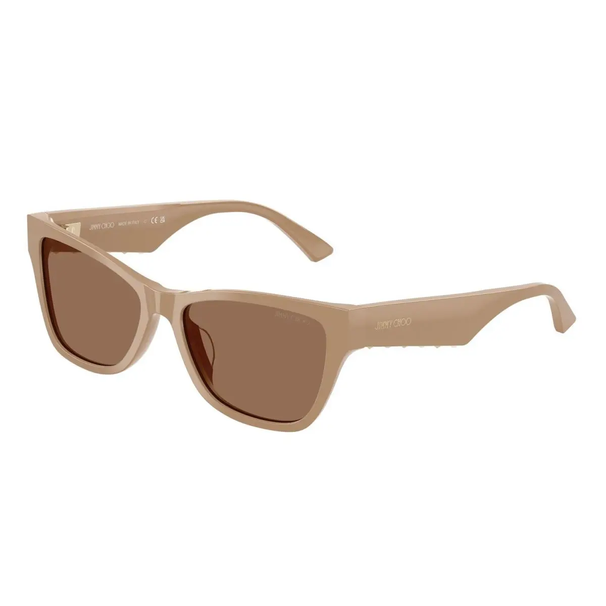 JC 5024 HU Biscuit Brown / Dark 505873 Size 55 Sunglasses by Jimmy Choo