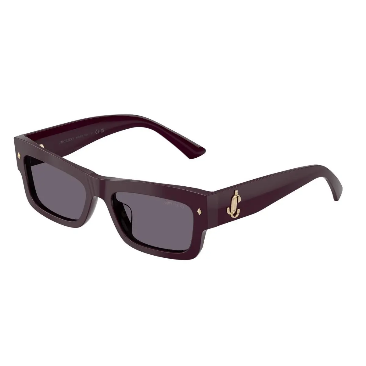 JC 5063 U Prune / Violet Polyamide Standard 50751A Size 53 Sunglasses by Jimmy Choo