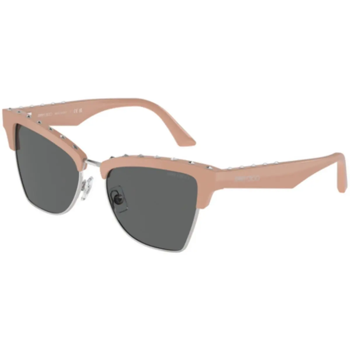 JC 5014 Pink/silver / Dark Grey 501987 Size 54 Sunglasses by Jimmy Choo