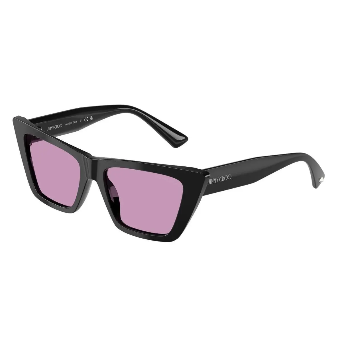 JC 5028 Black / Dark Violet 501769 Size 53 Sunglasses by Jimmy Choo