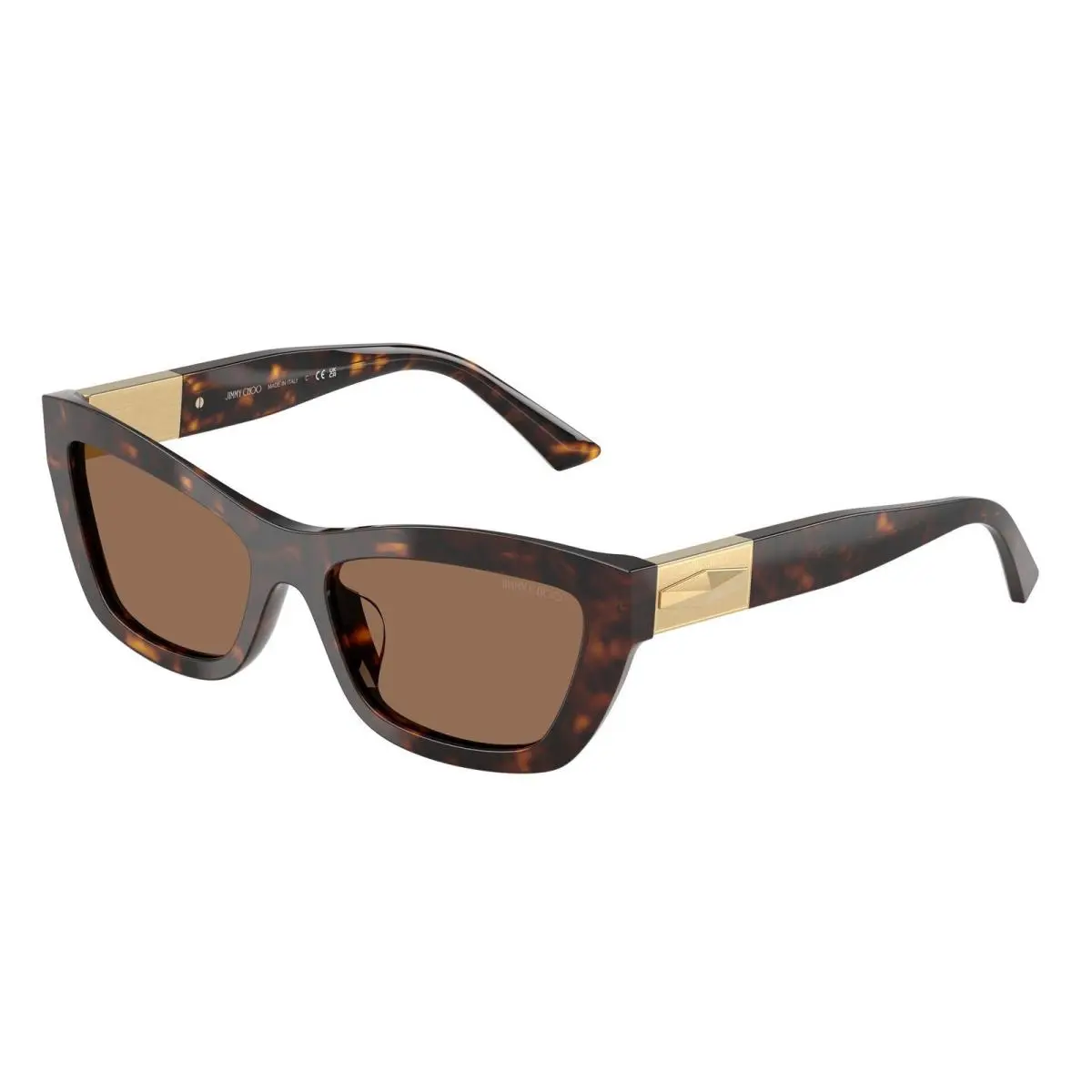 JC 5030 U Havana / Dark Brown 500273 Size 54 Sunglasses by Jimmy Choo