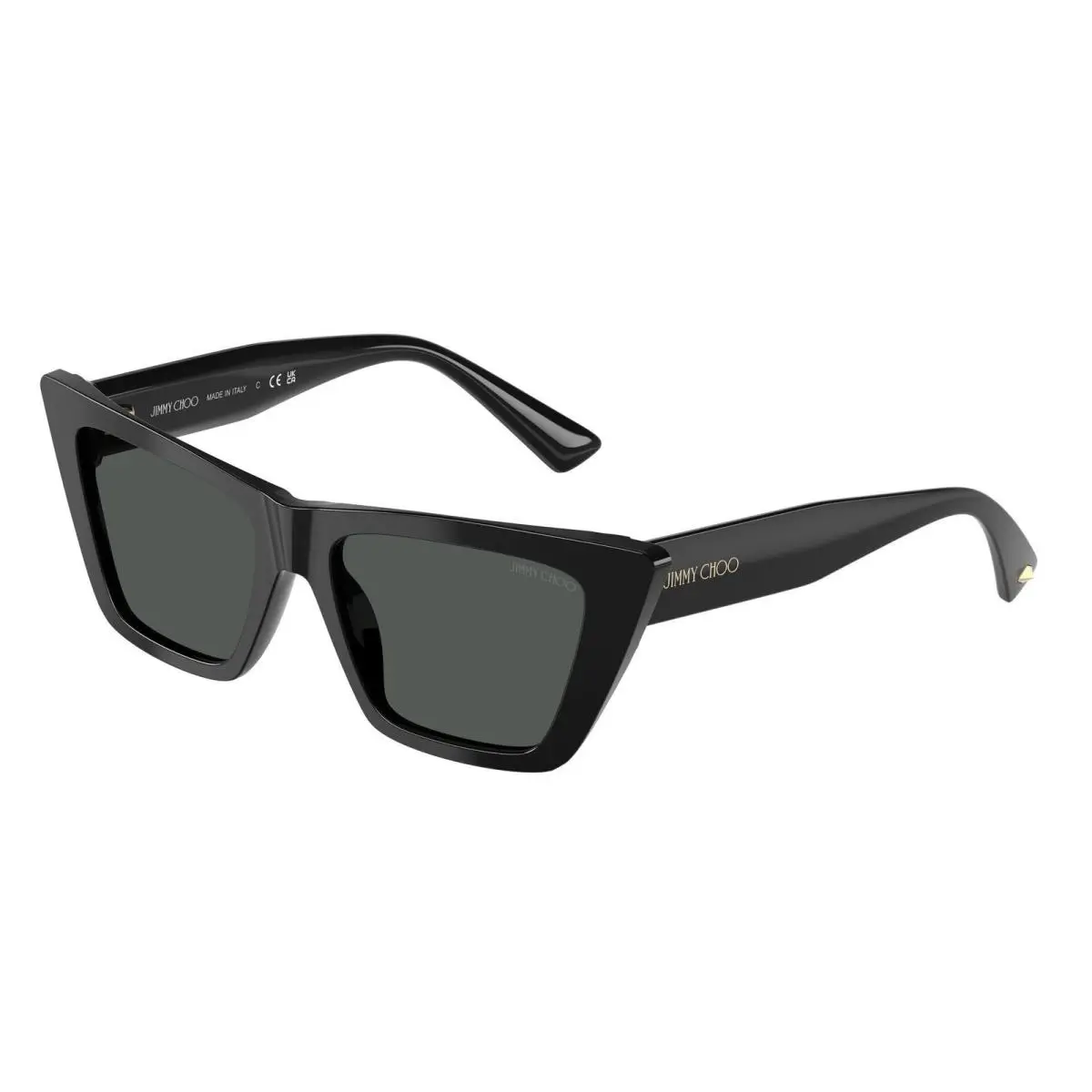 Jimmy Choo JC 5028 Black / Dark Grey 500087 Size 53 Sunglasses